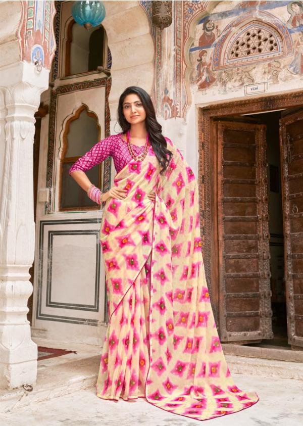 Kashvi Bahurani Fancy Wear Georgette Saree Collection